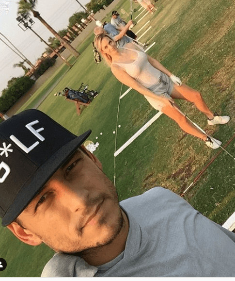 golf with husband